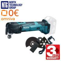 Makita 18V multifunctional tool (Body Only - without battery and charger), blue, DTM51ZJX1