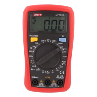 UNI-T UT131B Palm Size Digital Multimeter AC DC voltage 0.1V-250V current 0.1-10A resistance continuity measuring test leads