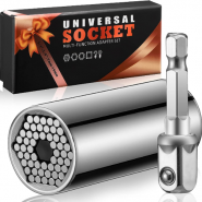 Universal Socket Wrench, Hand Tool 1/4-3/4", 7-19mm 