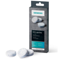 Siemens EQ.series 2in1 cleaning tablets, tīrīšanas tabletes pilnībā automātiskajam kafijas aparātam, 10 gab. iepakojums, TZ80001A