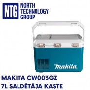 Makita CW003GZ 7L XGT Cooler Warmer Box DC 12V 18V 24V 40V Li-Ion 220V AC LCD USB Out -18C +60C car refrigerator freezer box cooler heater for storing food and drinks for transportation