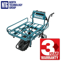 Makita BL 18V LXT Battery Powered Brushless Wheelbarrow with a Pipe Frame, DCU180Z