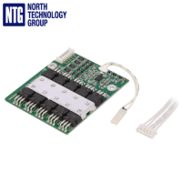 4S 20A 12.8V LiFePo4 BMS Battery Charge Management Balance System PCB Protection Board Temp Sensor Cable