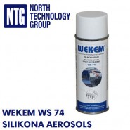 Wekem WS 74 silicone spray, silikona aerosols 400ml