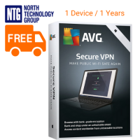 AVG Secure VPN (Virtual Private Network) (Base) 1 PC / 1 Year (new license, not upgrade)