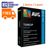 AVG TuneUp (Base) 1 PC / 2 years (new license, not upgrade)