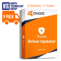 Avast Driver Updater (Base) 3 Devices / 2 Years (new license, not upgrade)