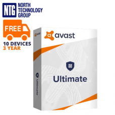 Avast Ultimate antivirus (Base) 10 Devices / 3 Years (new license, not upgrade)