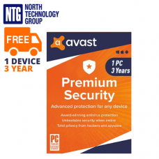 Avast Premium Security antivirus (Base) 1 Devices / 3 Years (new license, not upgrade)