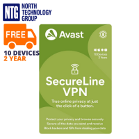 Avast SecureLine VPN (Virtual Private Network) base license (Base) 10 Device/2 Years (new license, not upgrade)