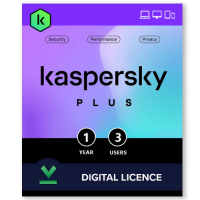 Kaspersky Plus 3 Devices 1 Year ESD Licence Multilanguage, digital licence to download the software