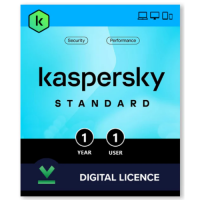 Kaspersky Standard 1 Device 1 Year ESD Licence Multilanguage, digital licence to download the software