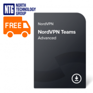 NordVPN Teams Advanced (Virtual Private Network) pamata licence 6 ierīcēm / 1 gadam (6 Devices/1 Year) (jauna licence, nav atjaunojums)
