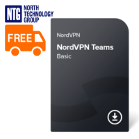 NordVPN Teams Basic (Virtual Private Network) base license (Base) 6 Devices/1 Year (new license, not upgrade)