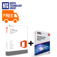 Microsoft Office 2019 Standard 1 PC ESD 32/64 bit + Bitdefender Antivirus Plus 2020 (Base) 1 PC / 1 year