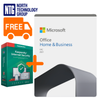 Microsoft Office 2021 Home & Business 1 PC ESD 32/64 bit + Kaspersky Internet Security antivirus (1 PC/1 Year)