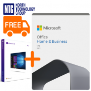 Microsoft Office 2021 Home & Business 1 PC ESD 32/64 bit + Microsoft Windows 10 Professional