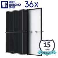 36x Trina Solar Vertex S Black Mono 400W TSM-400 DE09.08, Solar Panel Trinasolar, 20.8% efficiency, (price for 1, set of 36 for 6926.04 EUR)
