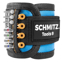SCHMITZ Tools Magnētiska rokas aproce, rokassprādze, Magnetic Wristband, profesionāls rīks instrumentu turēšanai, zils