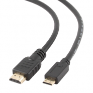 Gembird High-speed HDMI 19-pin A-male to mini C-male cable, kabelis ar Ethernet, CC-HDMI4C-6, 1.8m