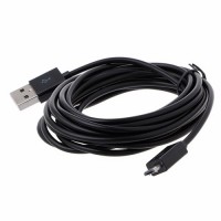Brackton US2-AMB-0300.B USB 2.0 Micro USB Cable Black, kabelis melns 3m