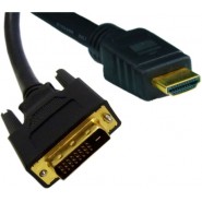 Brackton HDMI - DVI-D, Dual Link, video kabelis, 3m, melns