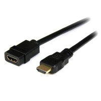 Gembird CC-HDMI4X-6 High Speed HDMI Extension Cable 1.8m, kabelis pagarinātājs ar tīkla pieslēgumu 1.8m melns
