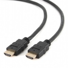 Gembird CC-HDMI4L-1M High speed HDMI to HDMI kabelis ar tīkla pieslēgumu, melns, 1m
