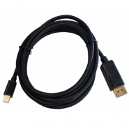 Brackton mini DisplayPort Male to DisplayPort Male kabelis, MDP-DP4-0200.B, 2m