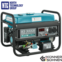 Könner & Söhnen, KS 3000E, 50Hz, 230V, 3.0kW Gasoline generator