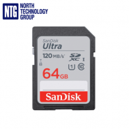 SanDisk Ultra SDXC™ UHS-I 64GB 120MB/s atmiņas karte