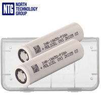Molicel INR18650-P28A 2800mAh - 35A 3.6V Li-Ion battery (Flat Top) 2 pcs. +  battery case (price per piece, set price 16.00 EUR)