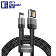 Baseus Cafule (special edition) CALKLF-GG1, 2.4A, 1m, USB for lightning cable, black+grey