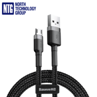 Baseus Cafule CAMKLF-HG1, 2A 3M Micro USB cable, grey+black
