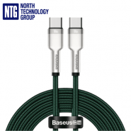Baseus Cafule CATJK-D06, PD, 100W, 2m, Metal Type-C to Type-C cable, green