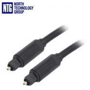 Vention Toslink Gold Plated Optical Audio Cable PVC 5mm BAEBH, optiskais audio kabelis 2m melns