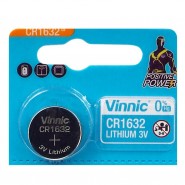 Vinnic CR1632 DL1632 ECR1632 3V 115mAh Lithium Battery, litija baterija 1 gab. (Derīguma termiņš 2025-12)