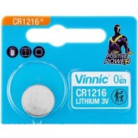 Vinnic CR1216 / DL1216/ ECR1216 3V 23mAh litija elektronikas (electronics) baterija 1 gab.