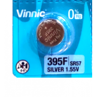 Vinnic 395F / SR57 / 395 / SR927SW / SG7 1.55V 17mAh Silver Oxide watch battery 1 pc.