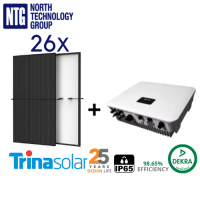 26x Trina Solar Vertex S TSM-DE09.05, 395W solar panel 26pcs + IPS IPSPV33-ONGI-10KTSI 3x400V, 14.5A, 98.65%, IP65 On-Grid Solar Inverter
