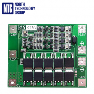 Tecnoiot 4S, 40A, 14.8V, 16.8V, 18650, BMS, PCB lithium battery protection board 